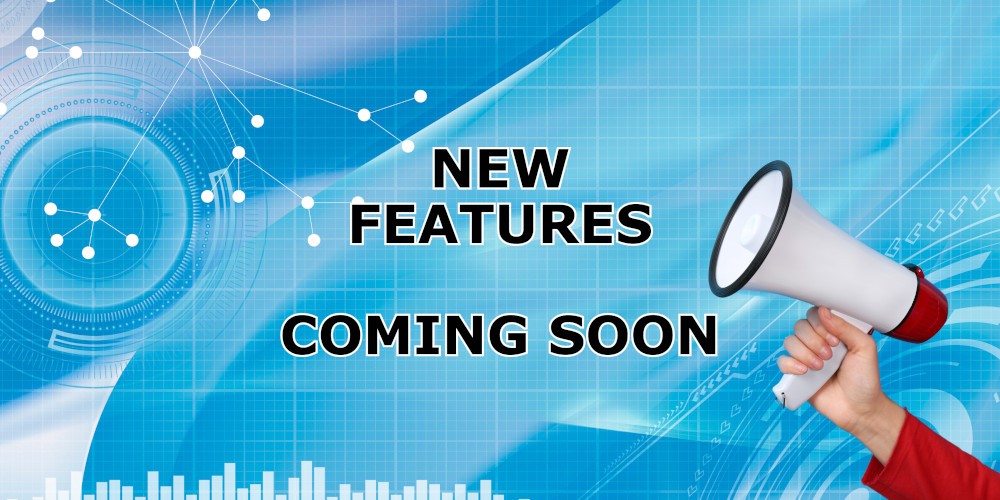 new features coming soon